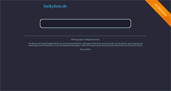 Desktop Screenshot of luckylion.de